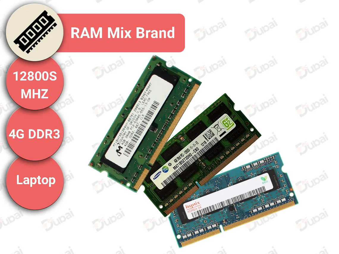 رم لپ تاپ DDR3 4Gb بسته 10 عدد  