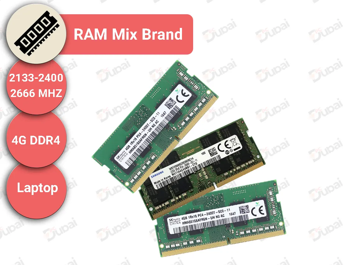 رم لپ تاپ DDR4 4Gb بسته 10 عدد  
